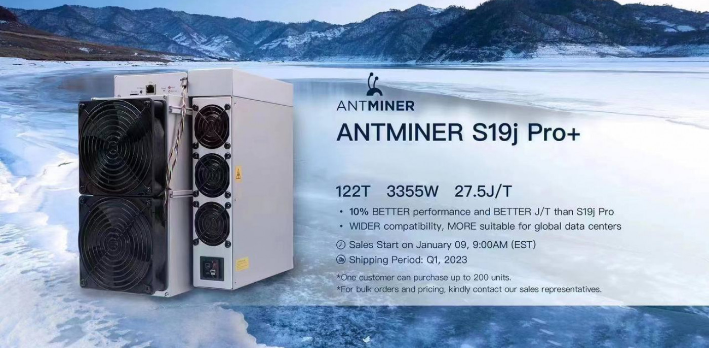 Antminer S19j Pro+ 122th – 2400$ 🔥